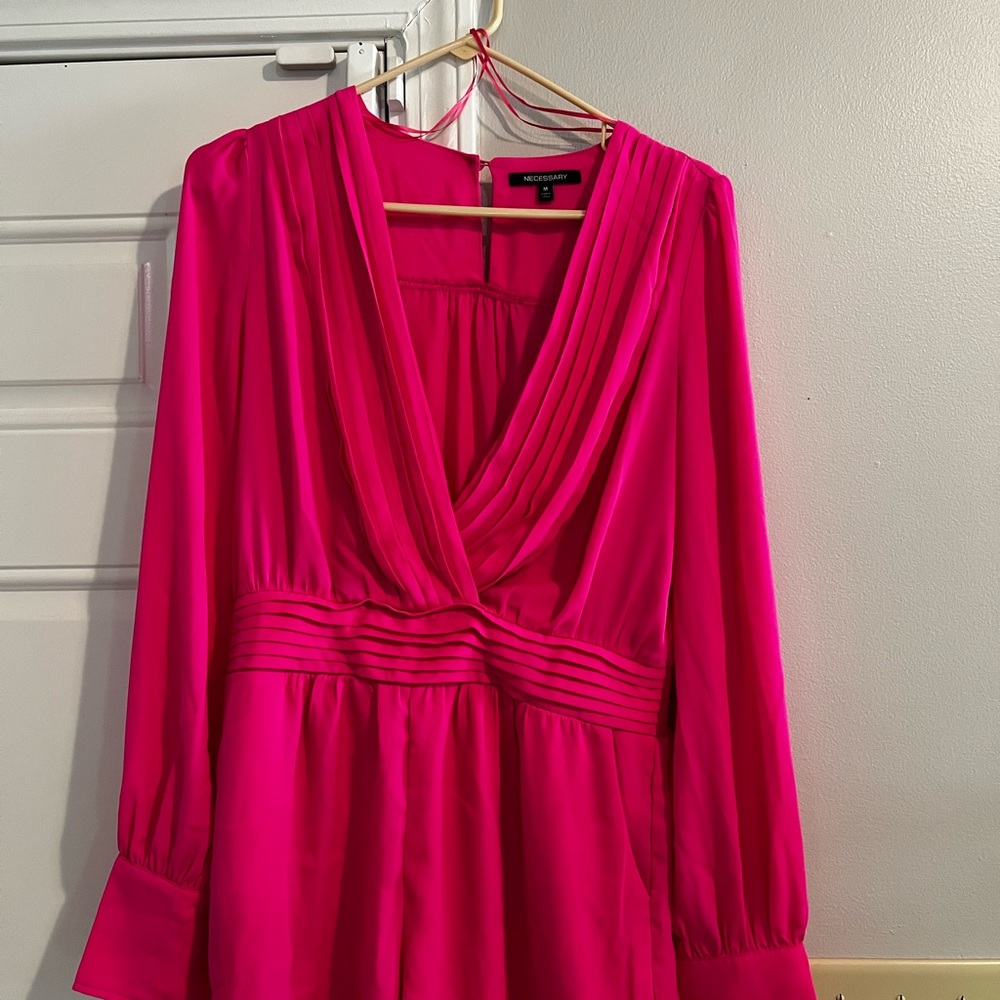 Necessary Clothing Pink Jumpsuit